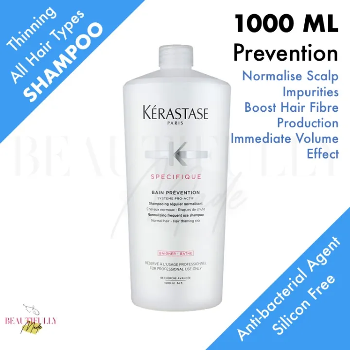 Kérastase Bain Prevention 1000ml Specifique Bain Prevention Shampoo For Oily Hair | Kérastase