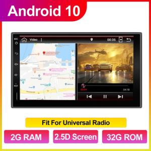 EKLEVA 2 Din 7 Inch Android 12.0 Player Universal Car Radio Double din Stereo GPS Navigation In Dash Pc Video WIFI USB 2din BT