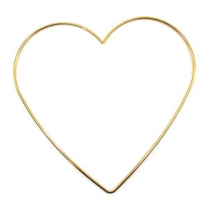 50-200mm Lov Shaped Dream Catcher Frame Circle Ring for Handmade Dreamcatcher Making Wall Decor Metal Macrame Moon Hoop