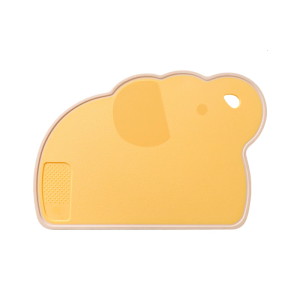 Convenient Elephant Shape Chopping Board Nonslip Base Double Usage Fronts With Hanging Hook For Space Saving Kitchen Storage