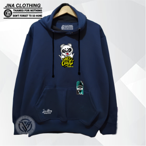 Hoodie Pria Distro NO LIMIT Abu paralon Terbaru Terlaris Kekinian Jaket Sweater Oversize Tebal Adem
