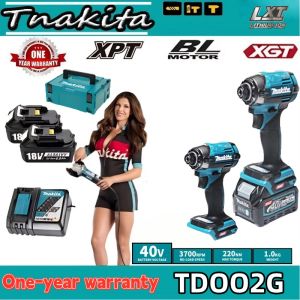 MAKITA 18V TD002G Cordless ElectricScrewdriver drill impact screwdriver Cordlessbrushless screwdmachine full setcombo