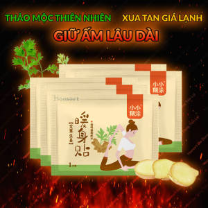 COMBO 2 Miếng Dán Nhiệt Giữ Ấm Cơ Thể Giảm Đau Bụng Kinh Hamart Dán Toả Nhiệt Ấm Cổ Vai Gáy Giảm Nhức Mỏi