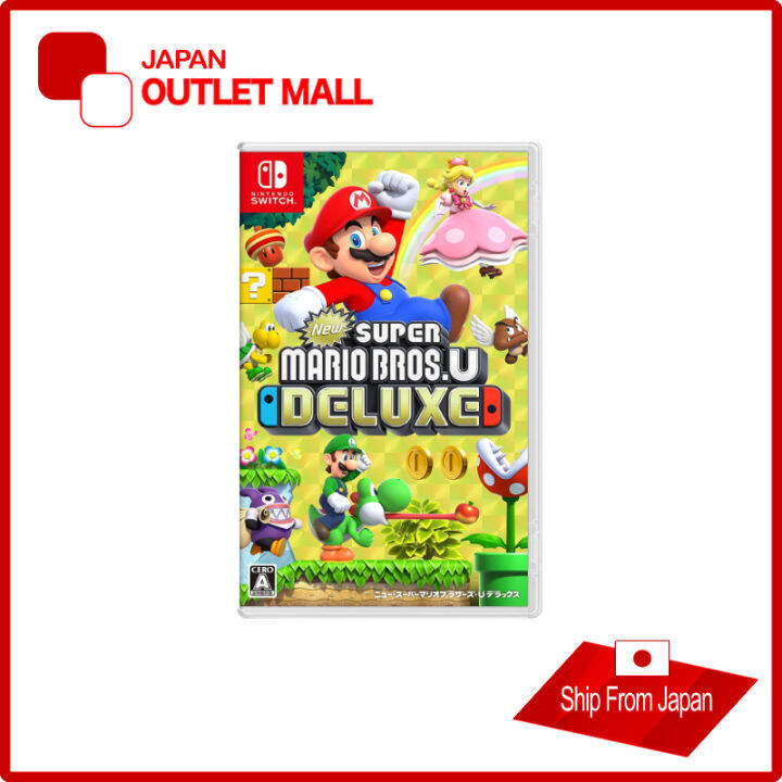 Nintendo switch with super mario clearance deluxe