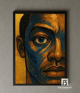Tranh Nghệ thuật "Khai Sáng" VIETSMART ART - Sơn dầu 60 x 90cm