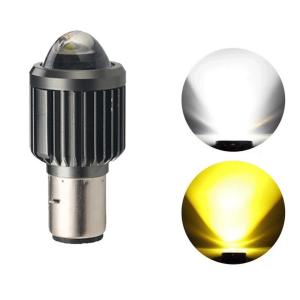 COD Motorcycle Headlight LED lights Bulbs H6 H4 Two-color beam Motorbike spotlight Scooter