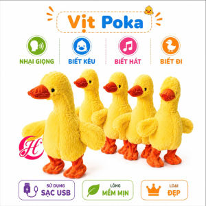 Vịt bông nhại giọng biết nói biết đi biết hát biết kêu quạc quạc vui nhộn - Đồ Chơi Cho Bé