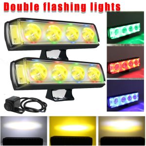 Mini Driving Light White+Yellow Universal High Quality LED Work Light Fog Lamp for Motor Car