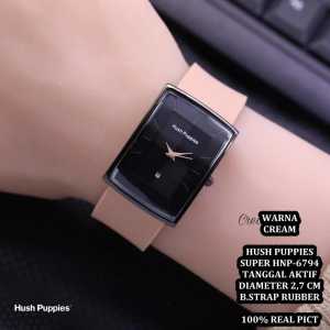 COD - Jam Tangan Fashion Wanita || Jam Tangan Terbaru Model Kotak Analog Tanggal Aktif