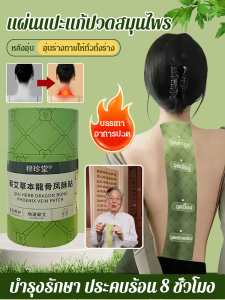 แผ่นแปะบรรเทาความชื้นและบรรเทาอาการปวดสมุนไพรครบวงจร กระดูกงู รองรับแพทช์ชีพจร มู่เจิ้น ถัง