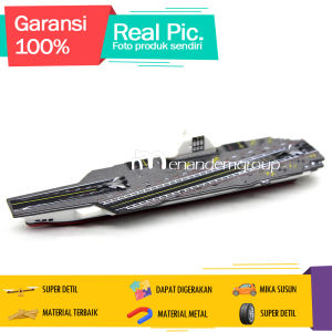Diecast Miniatur Mainan Perahu Kapal Perang Induk Mika Susun