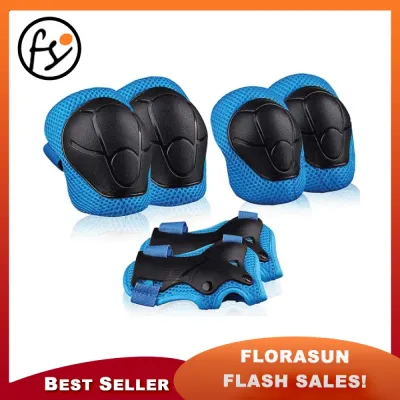 EcoSport Kid Children Skating Sports Wrist Elbow Knee Pad Guard Protectors Protective
