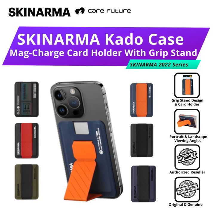 SKINARMA Kado Mag-Charge Card Holder With Grip Stand | Lazada