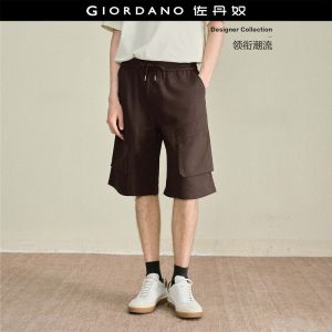 GIORDANO Men Shorts Lyocell Elastic Waist Shorts Casual Stylish Trendy Elegant Comfortable Fashion Classic 18106808