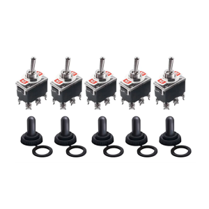 2 Position Marine Toggle Switches 12V Water Resistant Screw Terminal Toggle Switches Upgrades for Vehicle Electrical Systems