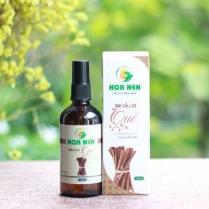 Tinh dầu quế Hoa Nén 100ml dạng xịt phòng [FREESHIP] Tinh dầu khử mùi đuỗi muỗi sát khuẩn hiệu quả an toàn - Có kèm đầu xịt