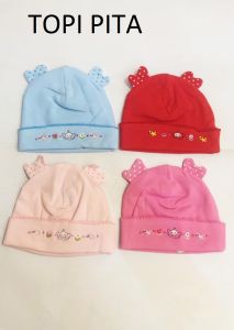 Topi Kupluk Baby Newborn Motif Lucu - Topi