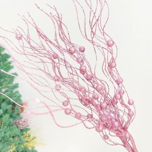 ZSDN MALL Christmas Decoration For Home With Fruit Multicolor Foam Party Decor For Home Photo Props New Year DIY Vase Decoration Artificial Flowers Fake Flowers Christmas Ornaments Dragon Beard Bubble
