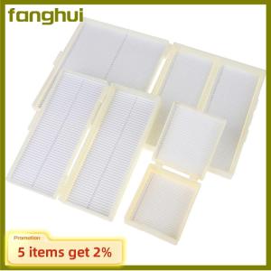 fanghui พลาสติก Microscope SLIDE BOX 25/50/100pcs กล่องเก็บของชีวภาพ