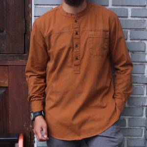 Hmd-Store Baju Koko Pria Style Muslim Pria Baju Koko Dewasa Terbaru 2023