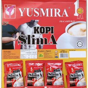 Kopi Slim A | YUSMIRA Goat Milk Coffee & Cocoa | Herbal Coffee Slimming Energy Healthy Drink