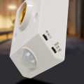 COD Cepat Fitting Lampu Otomatis Sensor Gerak + Delay Motion Light Holder E27 Adapter infrared sensor Gerak PIR 50W. 
