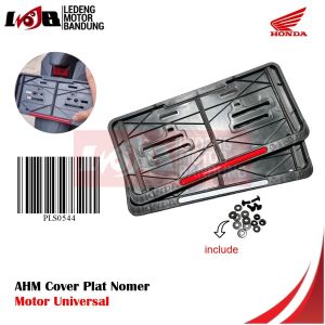 AHM Cover Plat Nomer Honda Universal Dudukan Plastik Sepasang