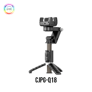 CIJI Tripod Stabilizer Multifungsi dengan AI Face Tracking & Remote Control - Warna Abu-abu
