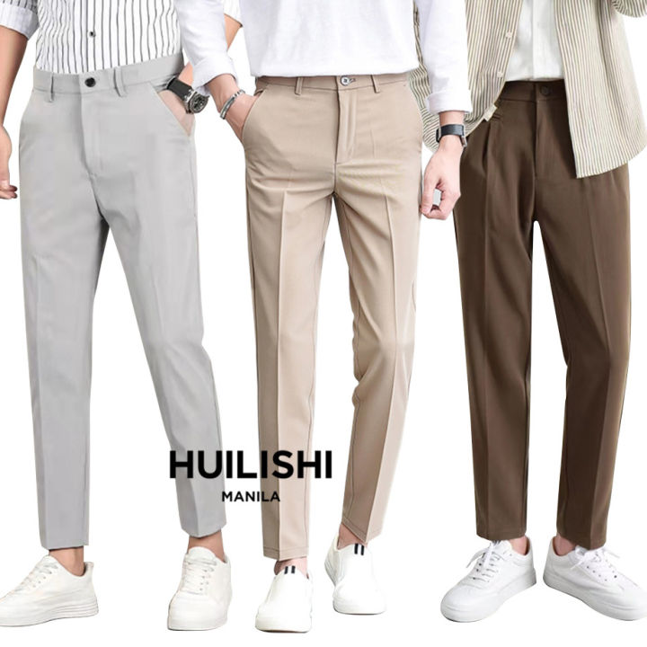 Men's Casual Korean trouser slacks for men | Lazada PH-cheohanoi.vn
