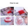 Nail Stamping Plate Silicone Clear Jelly Nails Art Stamper Scraper Set Nail Polish Pattern Transfer Press Stamp Tool Manicure Accessories. 