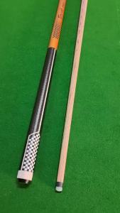 Cross-Border Foreign Trade Fancy Nine Ball Cue Big Head Cue 13mm Chinese Style Black Eight Billiard Cue Two Sections 1/2 Split Billiard Cue