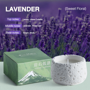 Scented Candles Fragrance Soy Wax Essential Oil Candle Low Smoke Fresh Fragrance Lilin Wangi 香薰蜡烛