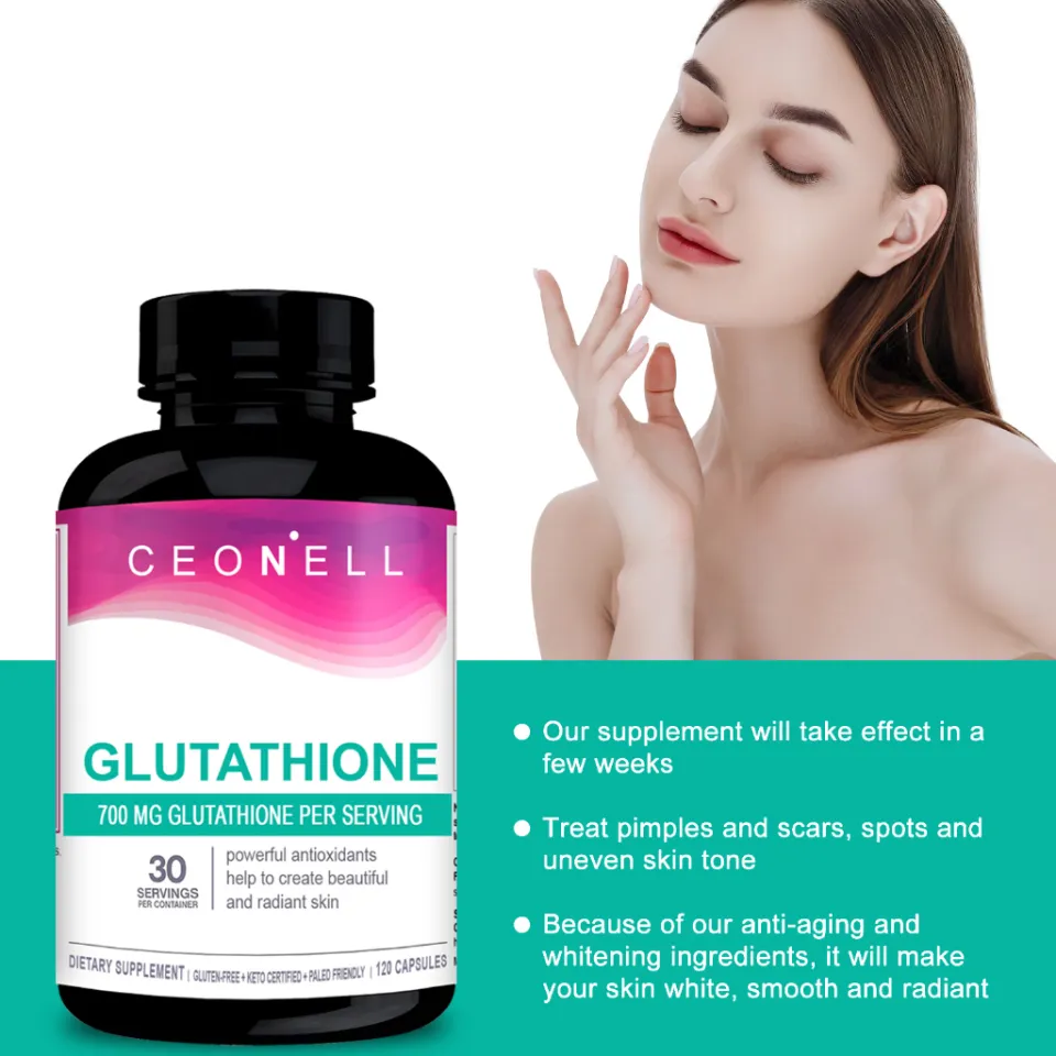 ceonell glutathione CEONELL Glutathione Capsule Collagen with Vitamin C Whitening Anti Aging  Capsule Beauty Supplements