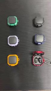 (HD1)Shockproof Switch Lock Anti-fall Armor Case for Samsung Galaxy Buds FE 2 Pro Silicone Multicolor Earphone Casing for Buds Live Buds Pro Buds2 Cover Sarung Pelindung Kalis Kejutan Anti-jatuh untuk Samsung Galaxy Buds FE 2 Pro Silikon Pelba
