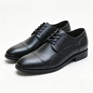 Mens Fashion black shoes Rubber Black Shoes Formal And High Quality Office Comfort Footwear Walking Shoes 0100523