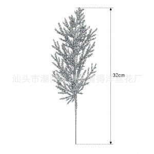 Holiday Dress Accessories Simulation Green Plants Pine Cypress Pine Needles Christmas Decorations Home Bedroom Living Room Vase Flower Arrangement Materials