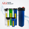 Hydropure Filter Housing 10SL 20SL 20BB 10 Inch Water Filter Kitchen with Holder Wrench Clear/Green/Blue. 