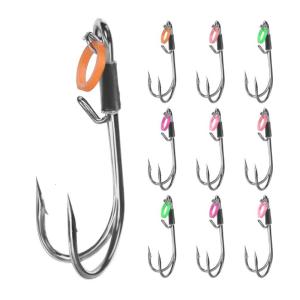 10pack High Performances Double Hook Maritimes Angling Tackle Double Hook for Freshwater And Saltwater Anglers