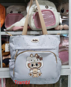 Túi tote đeo chéo đeo vai xách tay in hoạt tiết dễ thương dành cho nữ mã 943 944 size 38*35cm
