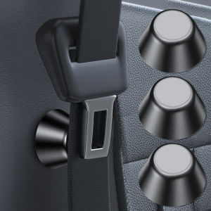 Magnetic Car Seat Belt Retainer Clip Alloy Seat Belt Limiter Car Seat Belt Pin Retainer Car Interior Accessories
