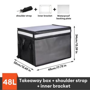 HM Food Delivery Bag Penghantaran Makanan Sling Bag Hantar Motorcycle Insulated Grab Delivery Box外卖箱Mild and effective