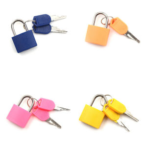 LEI Mini Strong Steel Padlock Travel Suitcase Drawer Dormitory Locks With 2 Keys