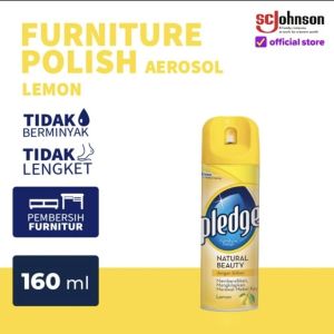 Pledge Furniture Polish Aerosol Lemon 160gr