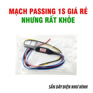 Mạch nháy Auto passing 1s chớp kép tốc độ cao kiêm BẬT TẮT đèn trợ sáng