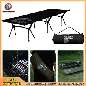 Winnereco Robust Camping Cot Supports 150kg Foldable Single Bed for Outdoor Recreation and Travel Gear