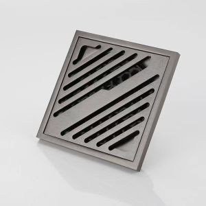 Saringan Got Injak Stainless Hitam Black/Floor Drain Tekan Push Pencet Black Matte Stainless Injak