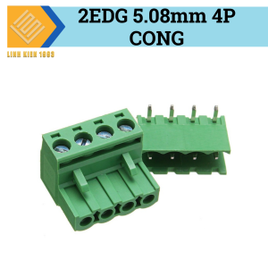 Terminal 4p - 2edg 5.08mm ( chân cong )