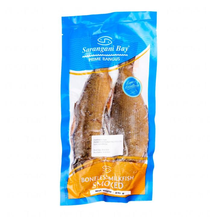 Sarangani Bay Smoked Boneless Milkfish - Frozen