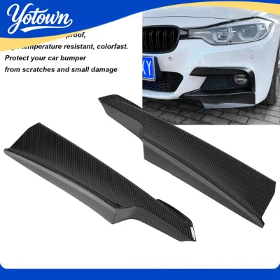 Yotown ZDETGU Cản Trước Lip Splitter ABS Body Kit Thiết Kế Thể Thao Bảo Vệ Cánh Gió Dưới Cho 3 Series F30 F31 M Sport 2012 2019 (Phong Cách Sợi Carbon)
