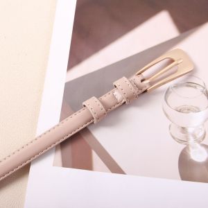 Setelan retro sederhana dan serbaguna ikat pinggang gaya Korea ikat pinggang wanita kasual